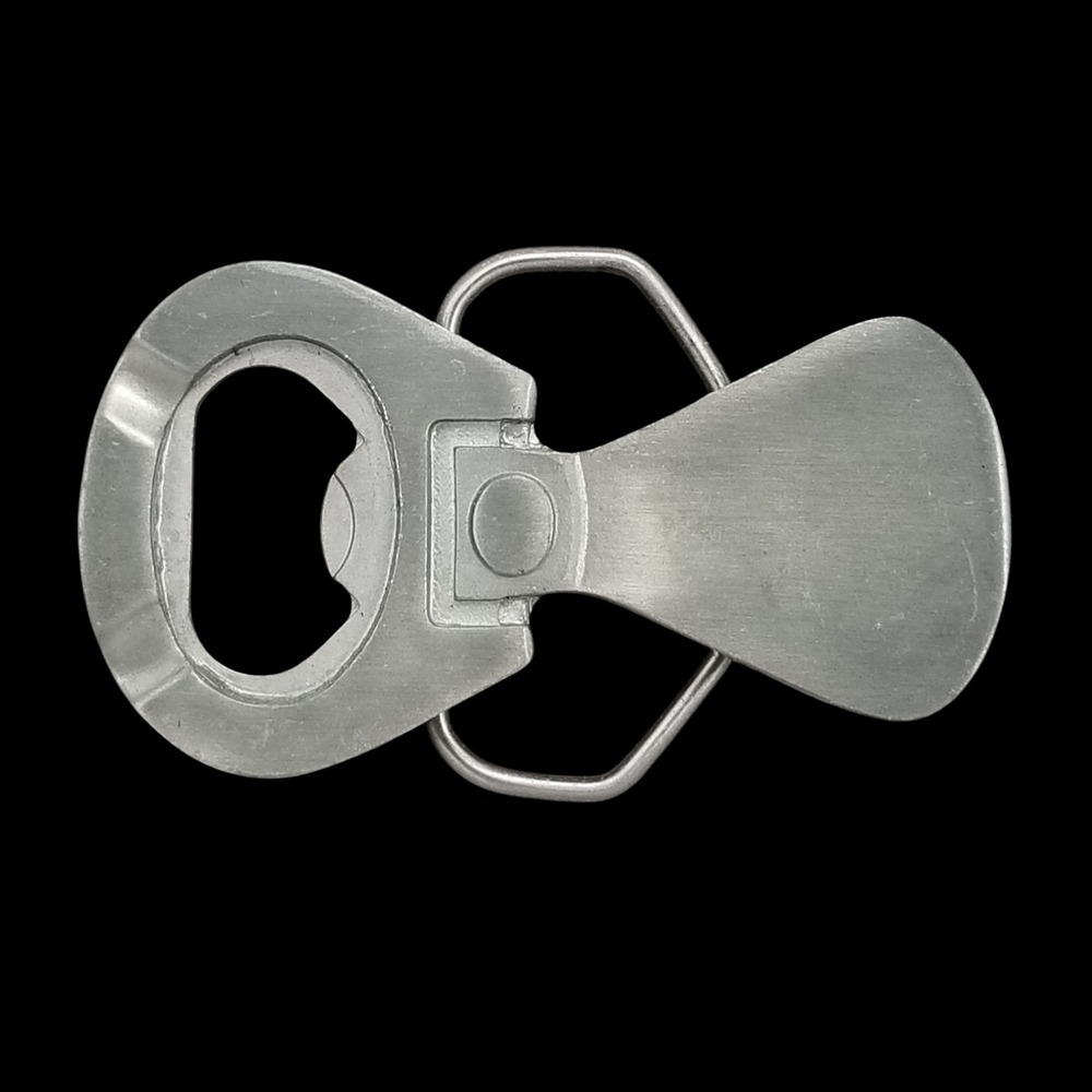Great‎ American Products Bottle Opener Belt Buckle Fine Pewter Gray Tone